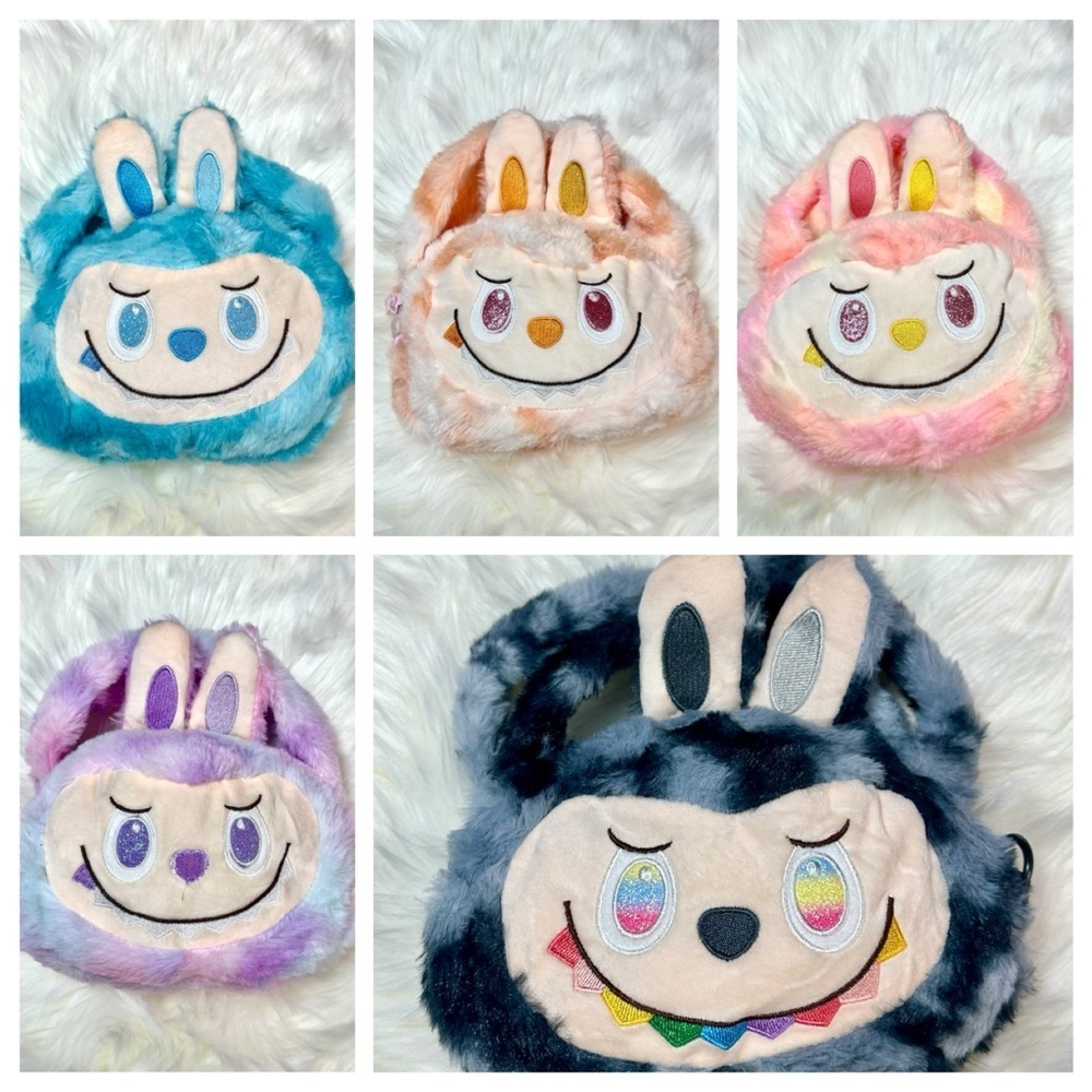 Handbag/Crossbody Colorful Labubu Monster Face Kids Bag